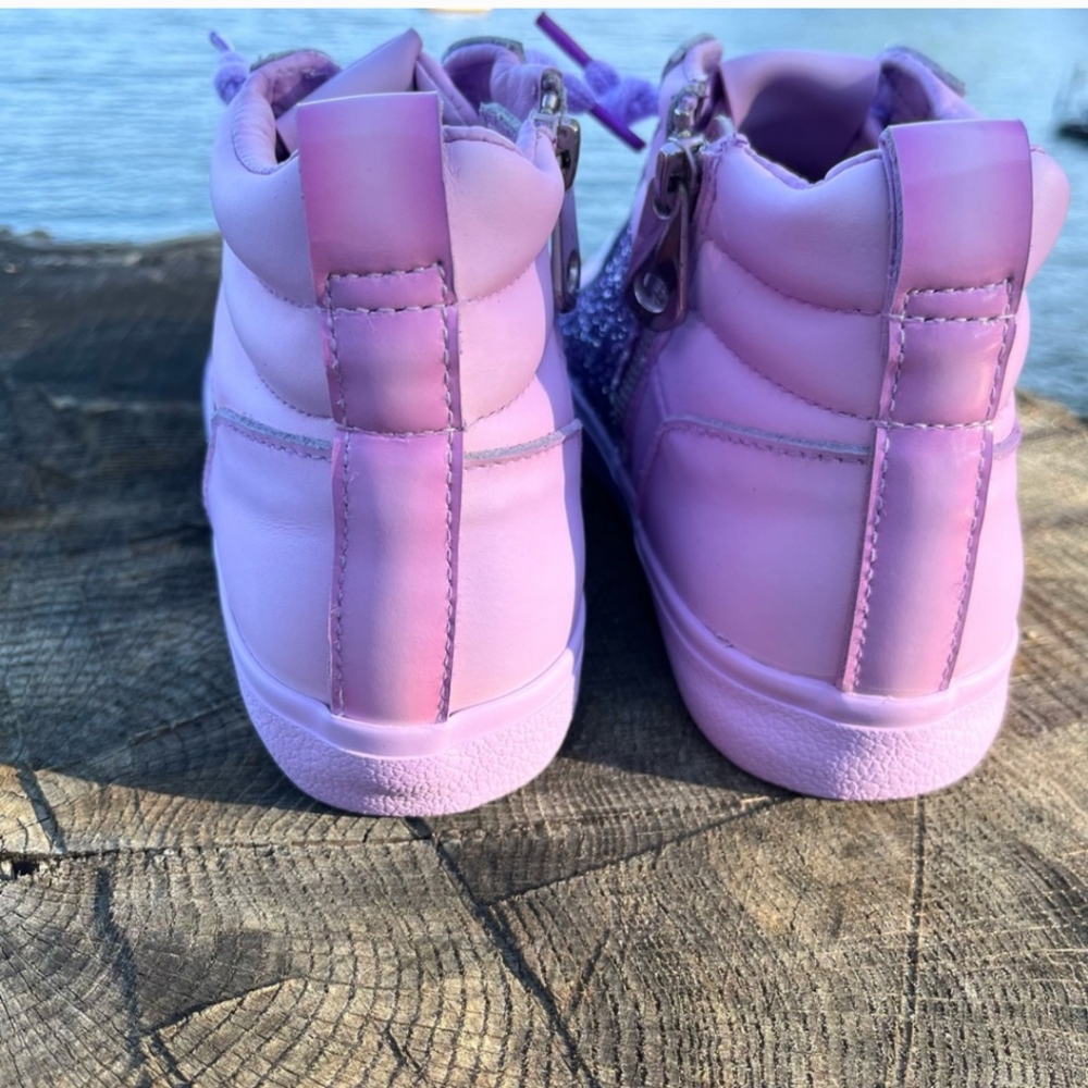 πVINTAGE HAVANA'S LIMITED EDITION BNIB DIP DYE PURPLE ALEXIS SNEAKERS SIZE 6 - Picture 8 of 15